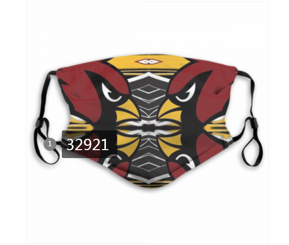 New 2021 NFL Arizona Cardinals 186 Dust mask with filter->nfl dust mask->Sports Accessory